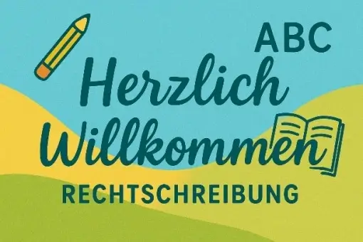Bild mit der Aufschrift: Herzlich willkommen.