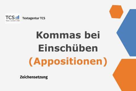 Beitragsbild zum Thema "Komma bei Einschub bzw. Apposition".